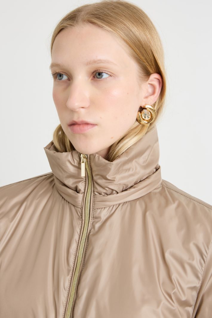 Padded jacket in technical satin Intrend - 4