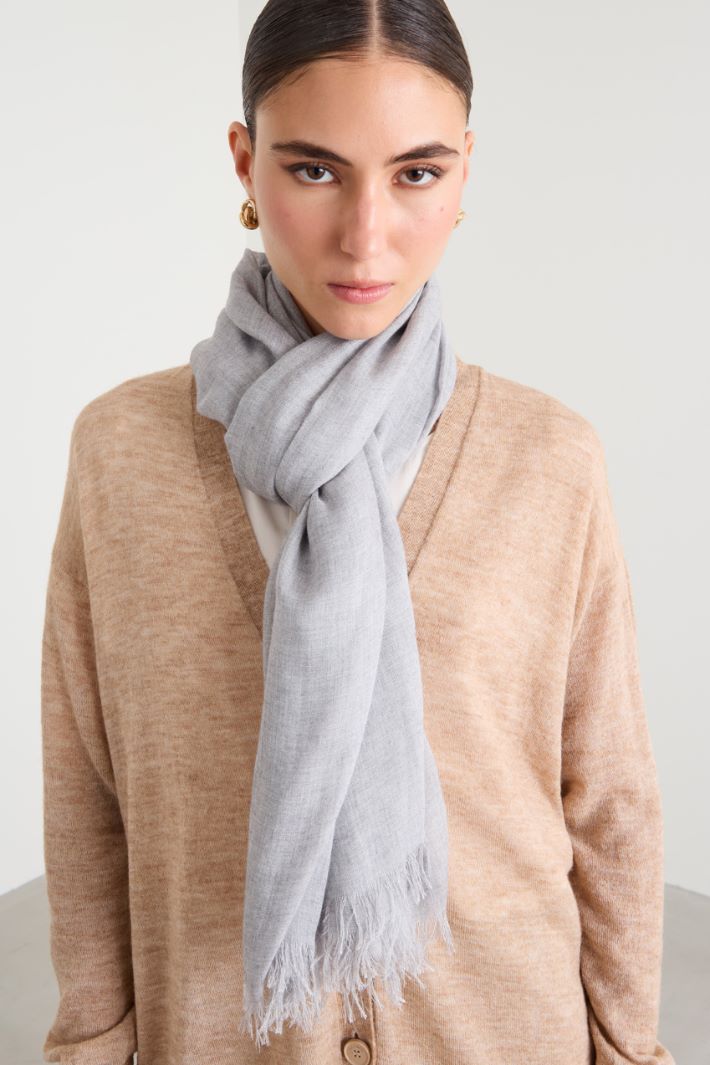 Viscose and cashmere stole Intrend - 2