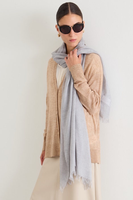 Viscose and cashmere stole Intrend