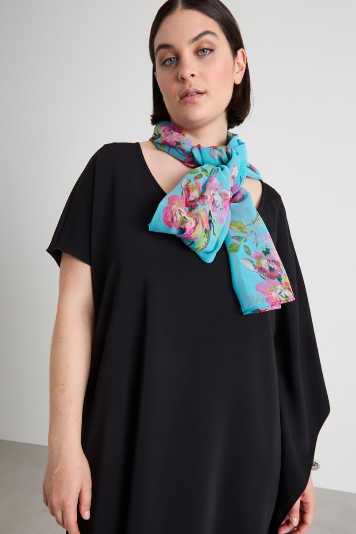 Silk georgette stole Intrend