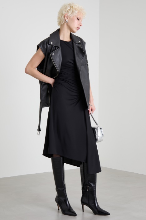 Draped jersey dress Intrend