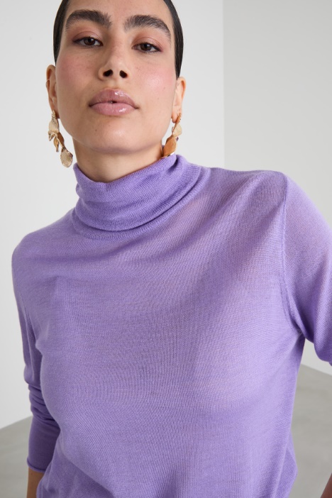 Cardigan in lana e cashmere