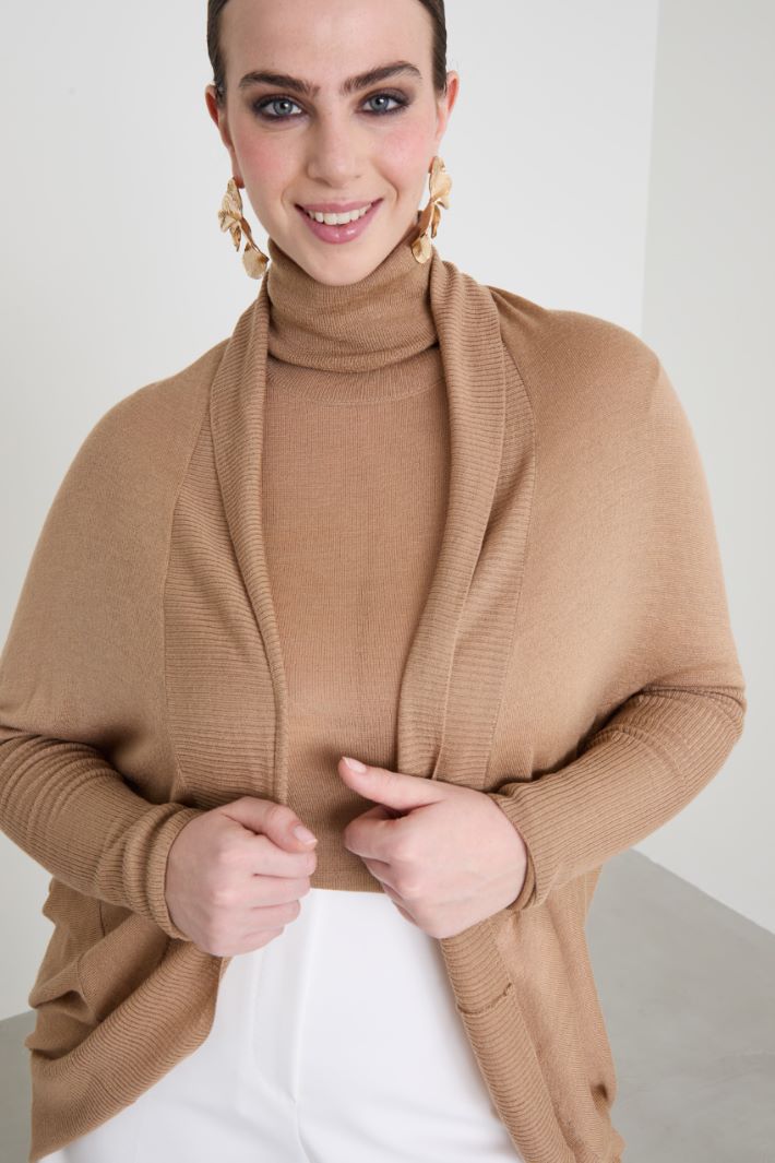 Wool and cashmere cardigan Intrend - 4