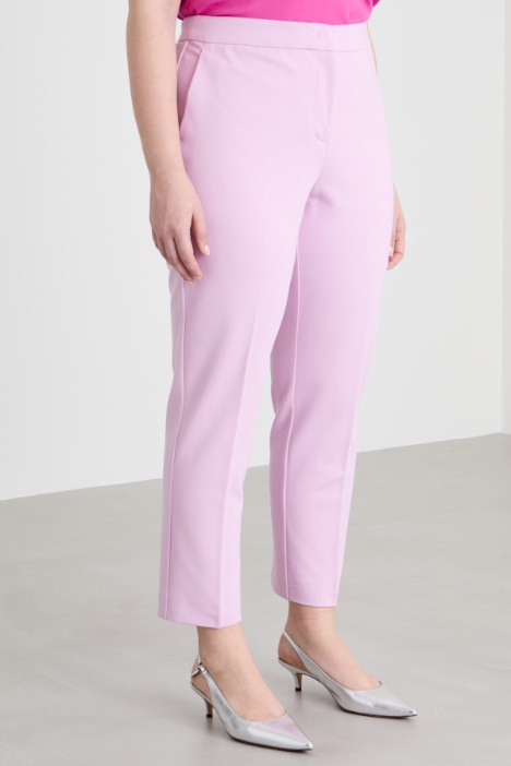 Pantaloni in jersey doppio