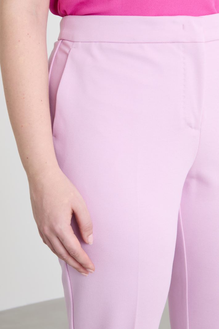 Double-faced jersey trousers Intrend - 4