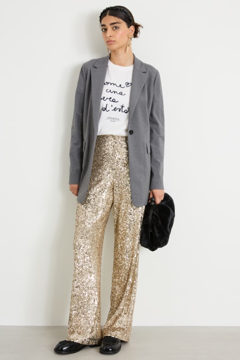 Pantaloni in paillettes Intrend