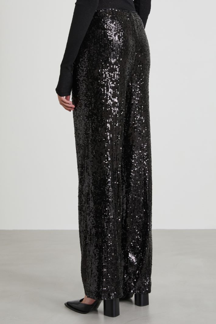 Pantaloni in paillettes Intrend - 3
