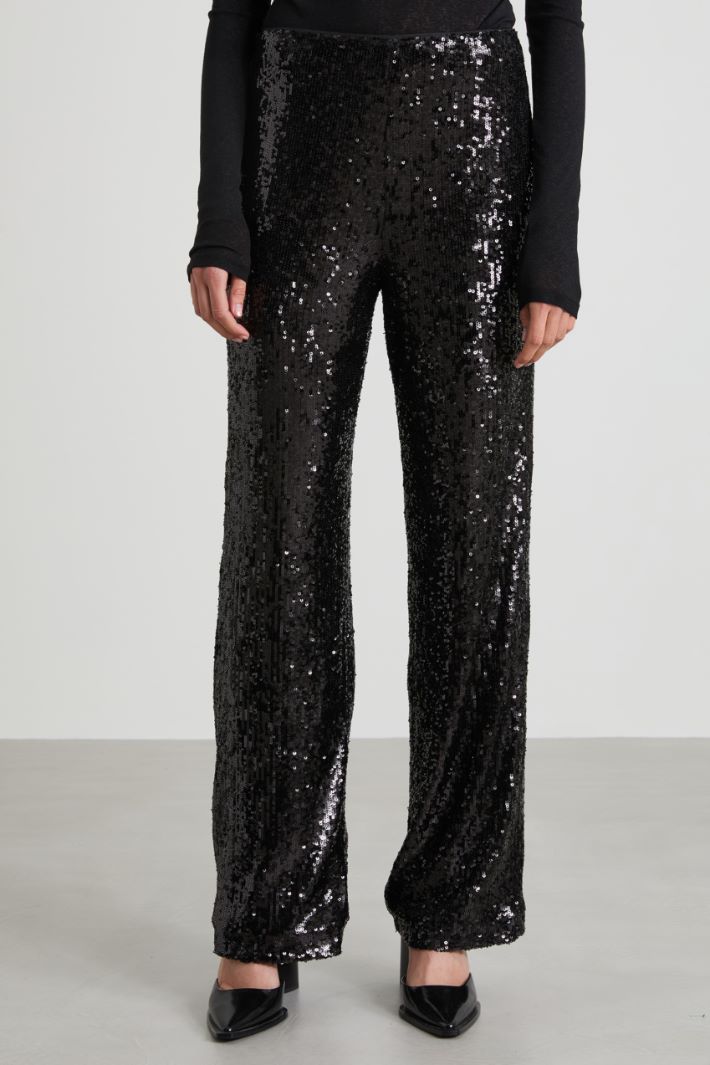 Pantaloni in paillettes Intrend - 2