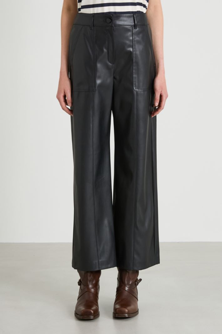 Faux leather trousers Intrend - 2