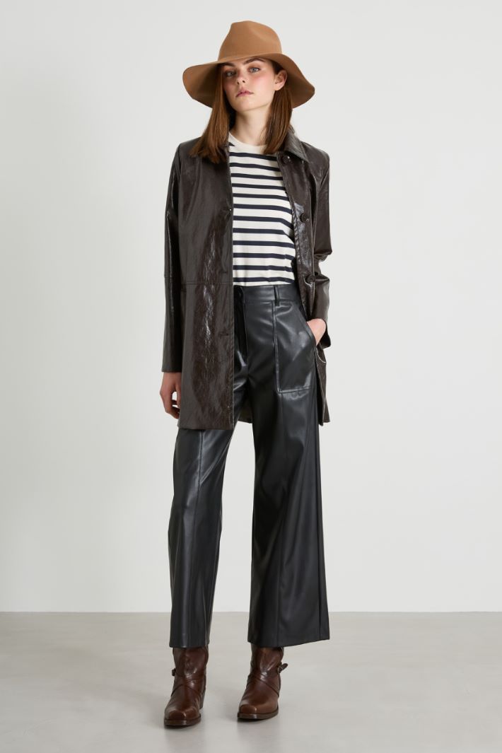 Faux leather trousers Intrend