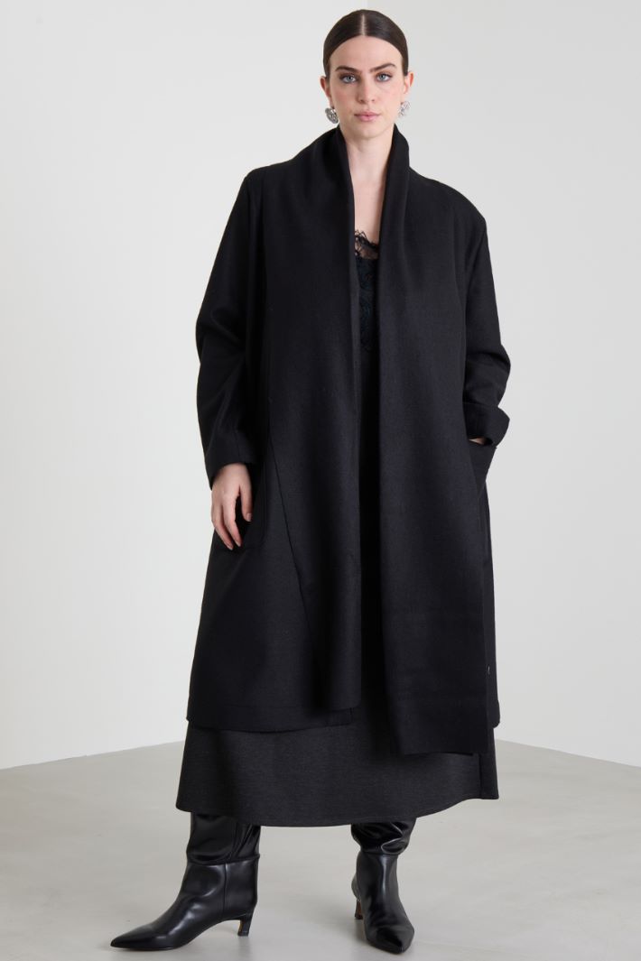 Wool jersey coat Intrend - 2