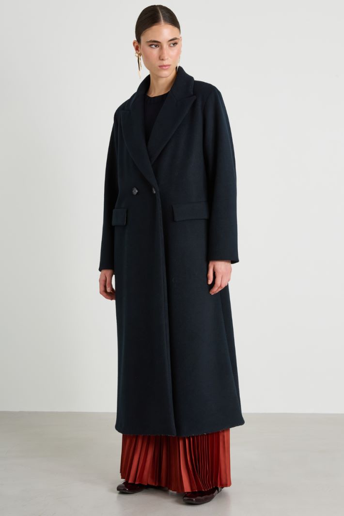 Long double-breasted coat Intrend - 2