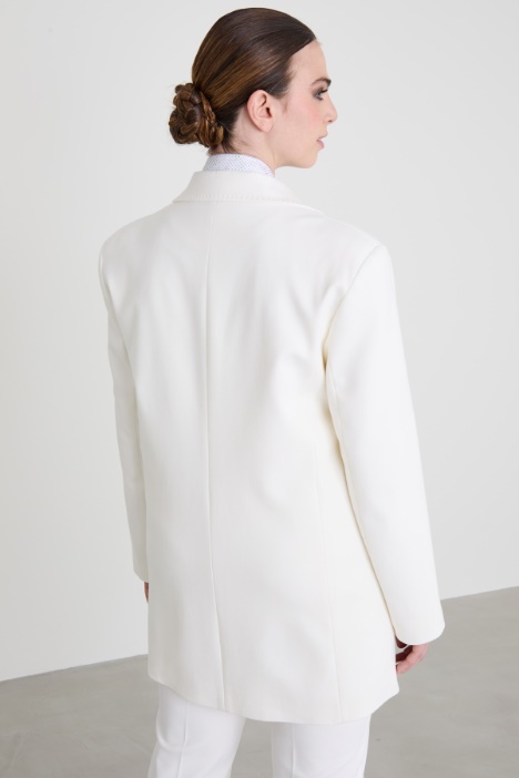 Blazer in jersey di viscosa