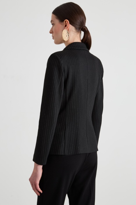 Blazer in jersey jacquard