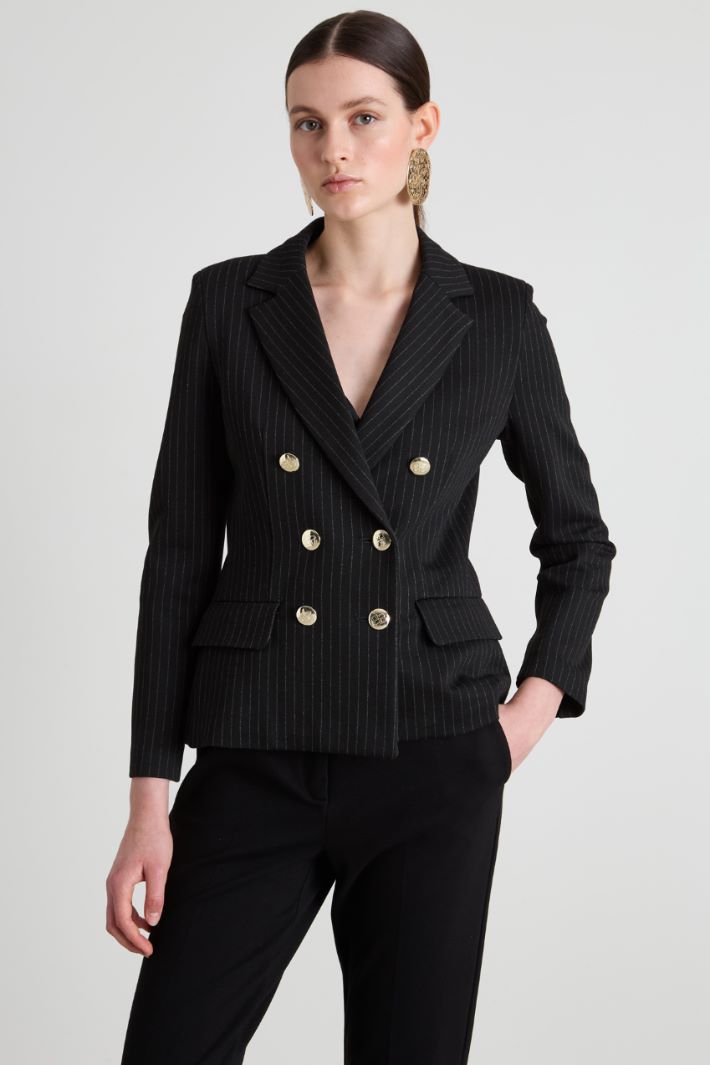 Blazer in jersey jacquard Intrend