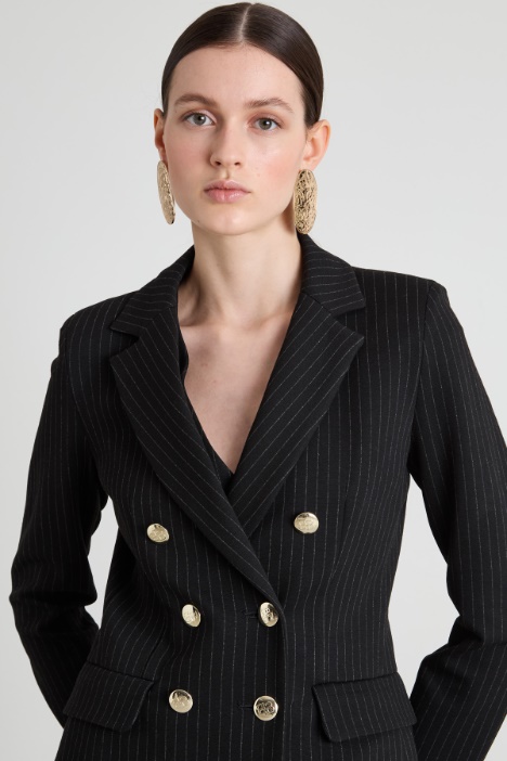 Blazer in jersey jacquard