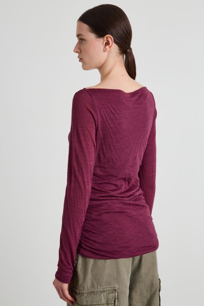 Gathered T-shirt Intrend - 2