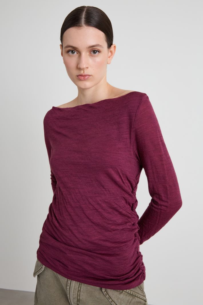 Gathered T-shirt Intrend