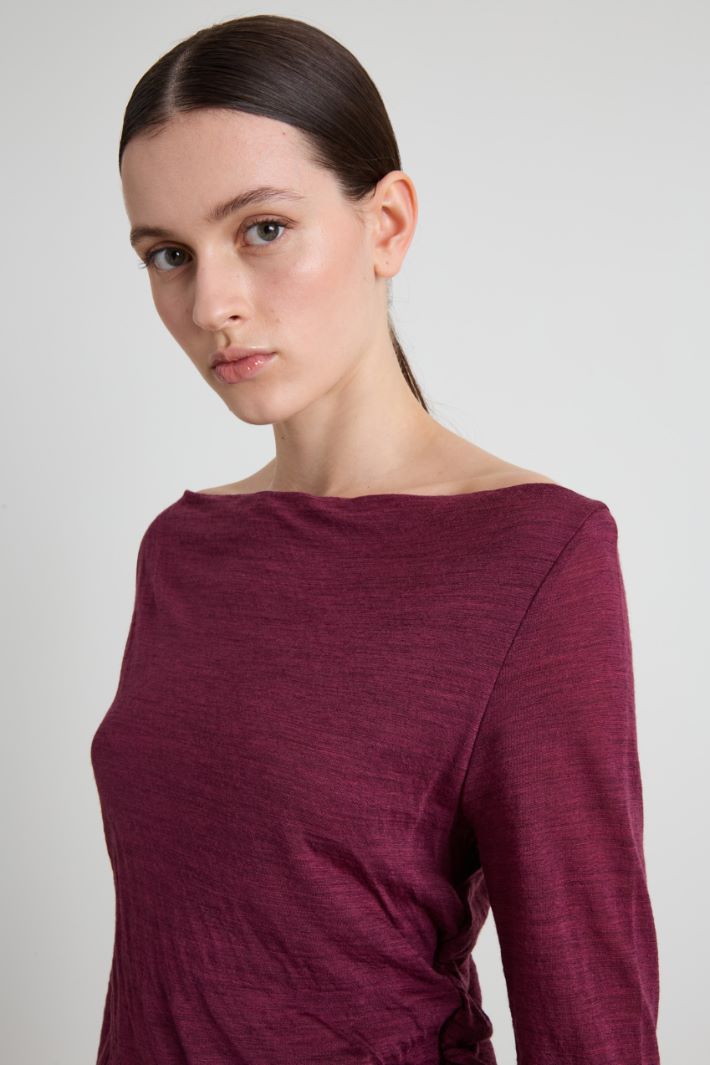 Gathered T-shirt Intrend - 4