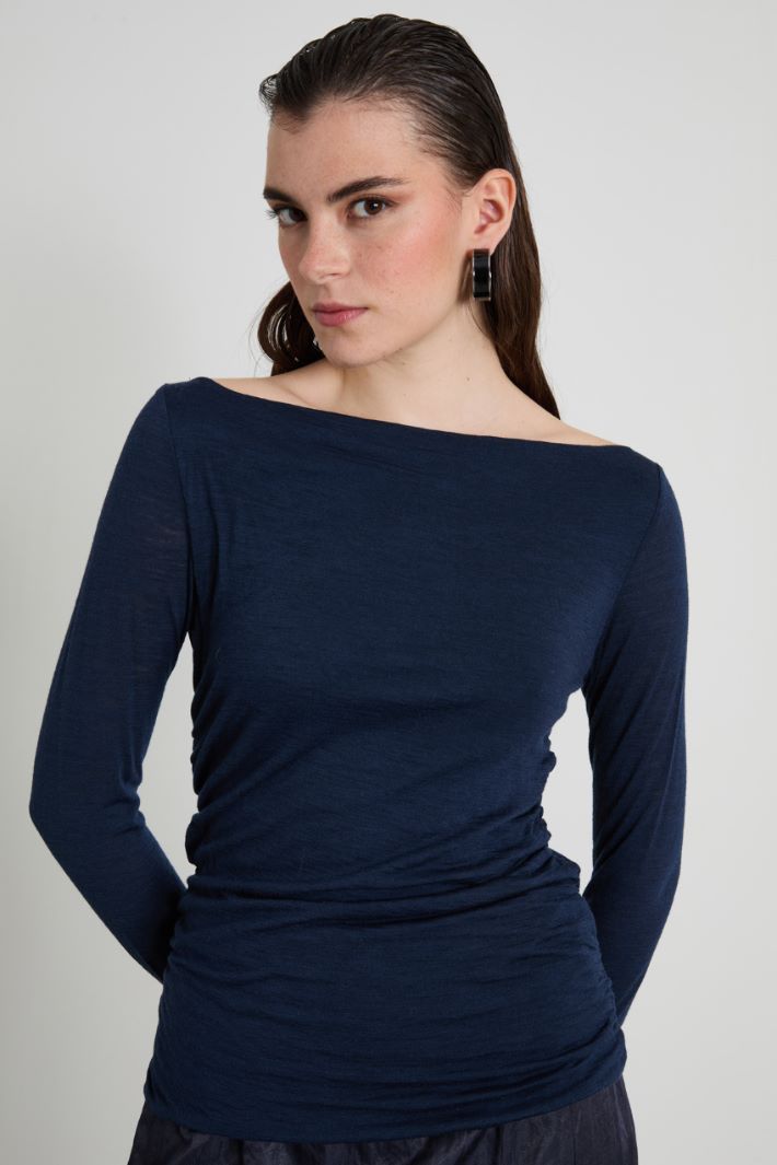Gathered T-shirt Intrend - 4