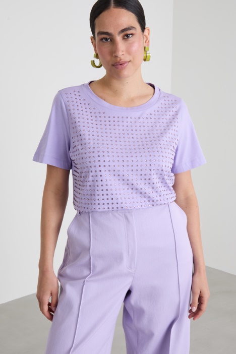 T-shirt con strass Intrend