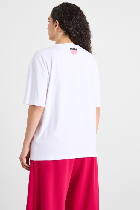 T-shirt in cotone con stampa