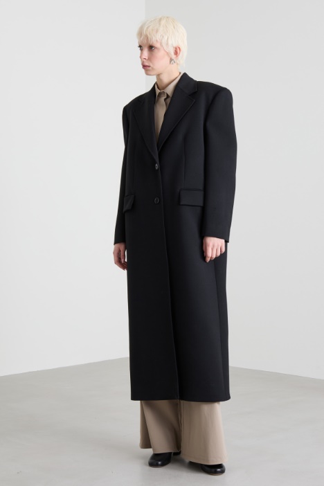 Cappotto over con spalline