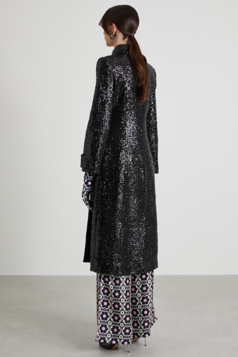 Abrigo de lentejuelas