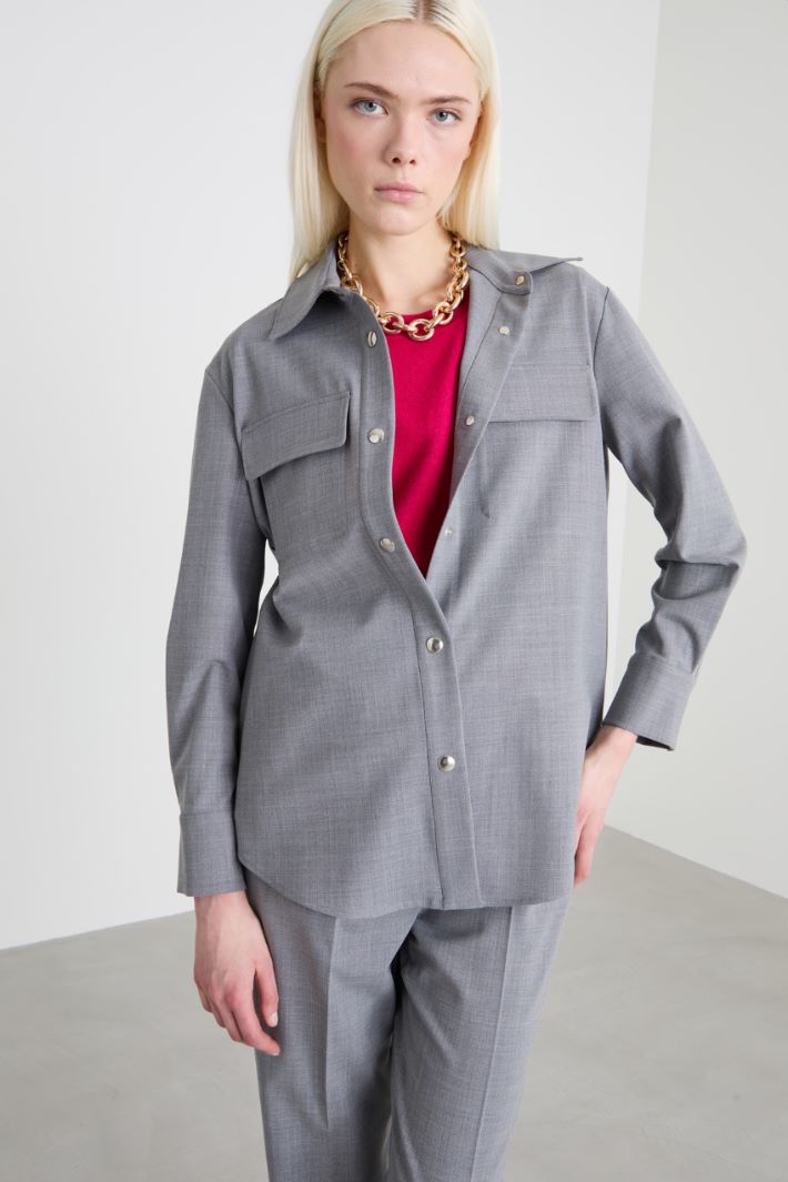 Giacca a camicia leggera