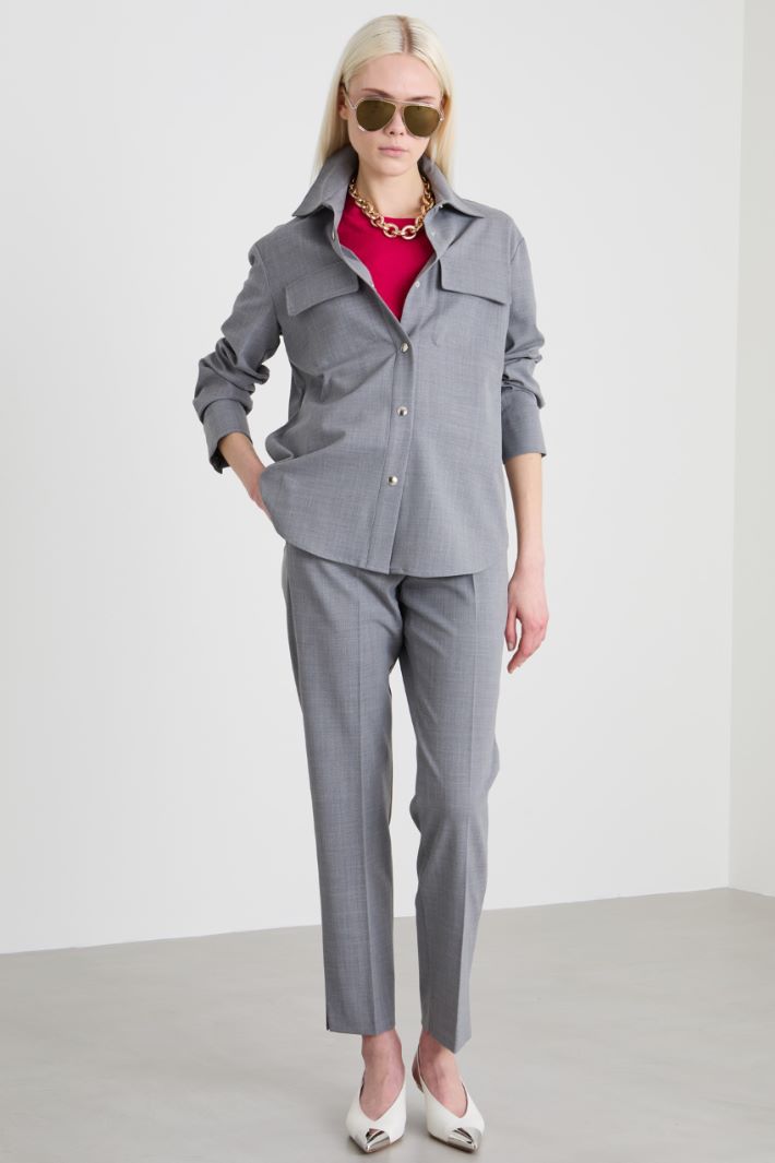 Giacca a camicia leggera