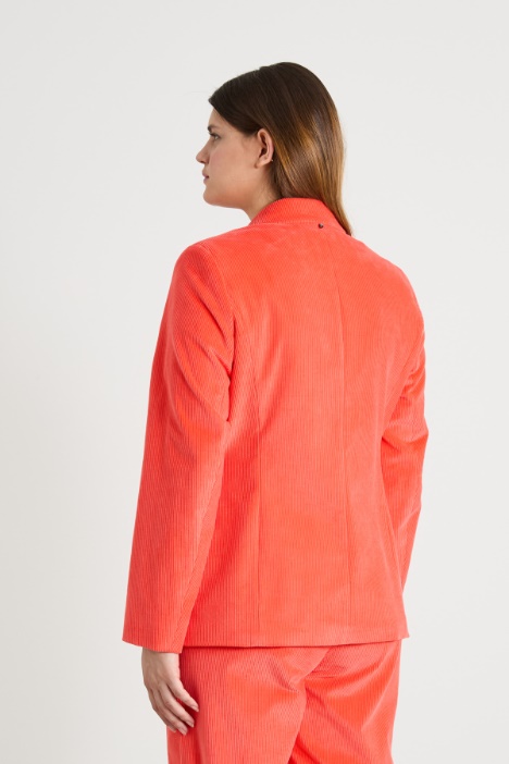 Blazer in velluto a coste