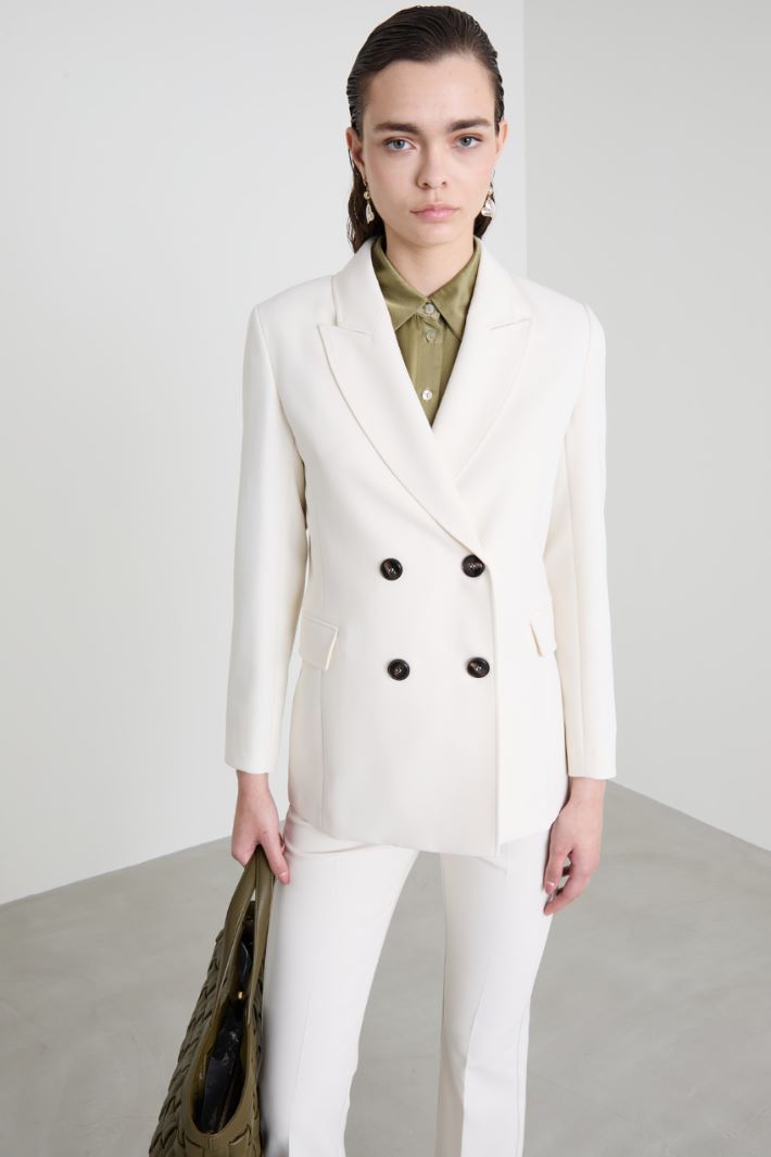 Blazer in doppia tela