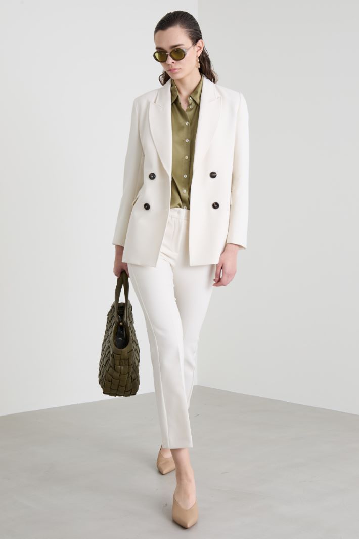 Blazer in doppia tela