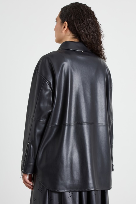 Giacca in similpelle