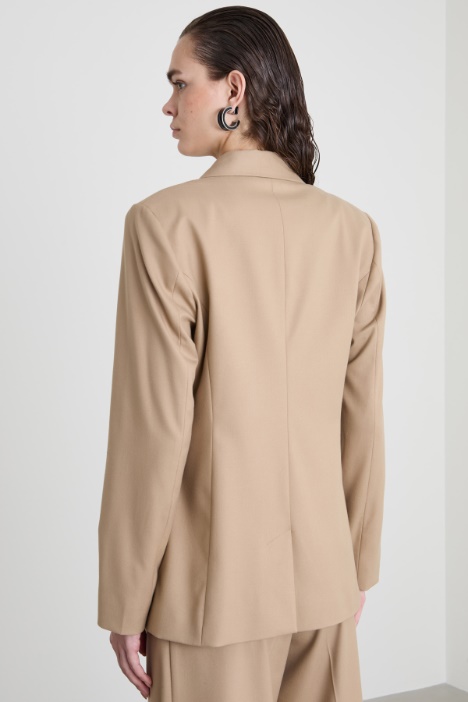 Blazer doppiopetto in flanella