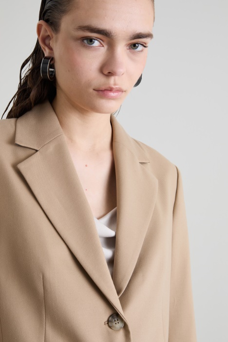 Blazer doppiopetto in flanella