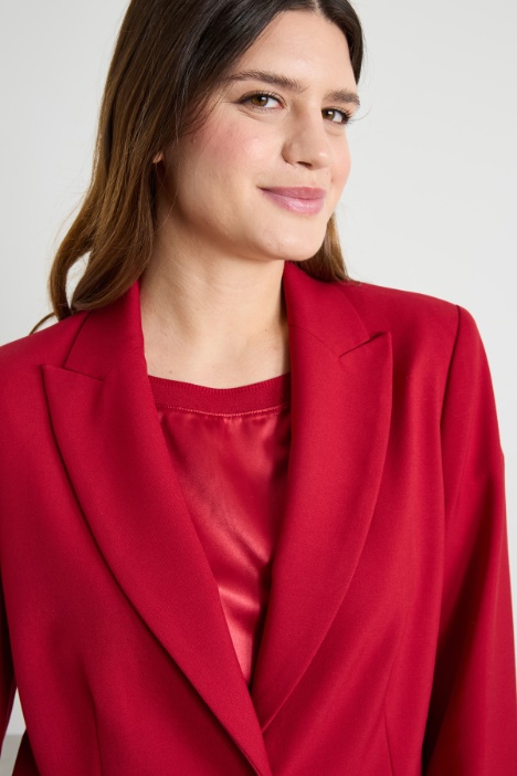 Blazer de mezcla de viscosa