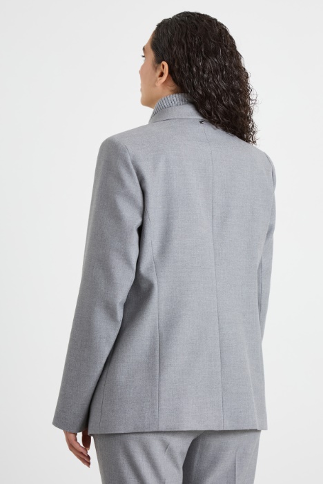 Blazer de mezcla de viscosa