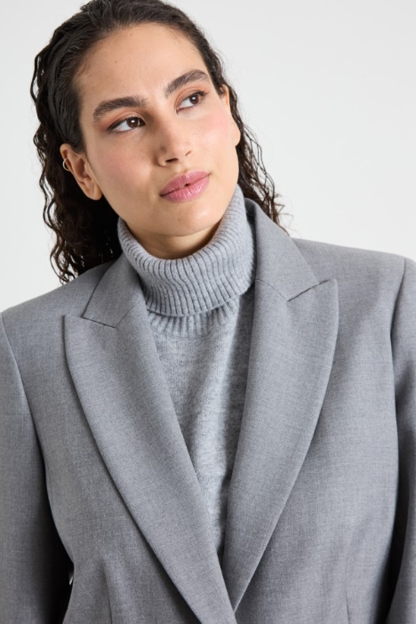 Blazer de mezcla de viscosa