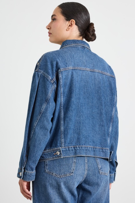 Giacca in jeans con ricami