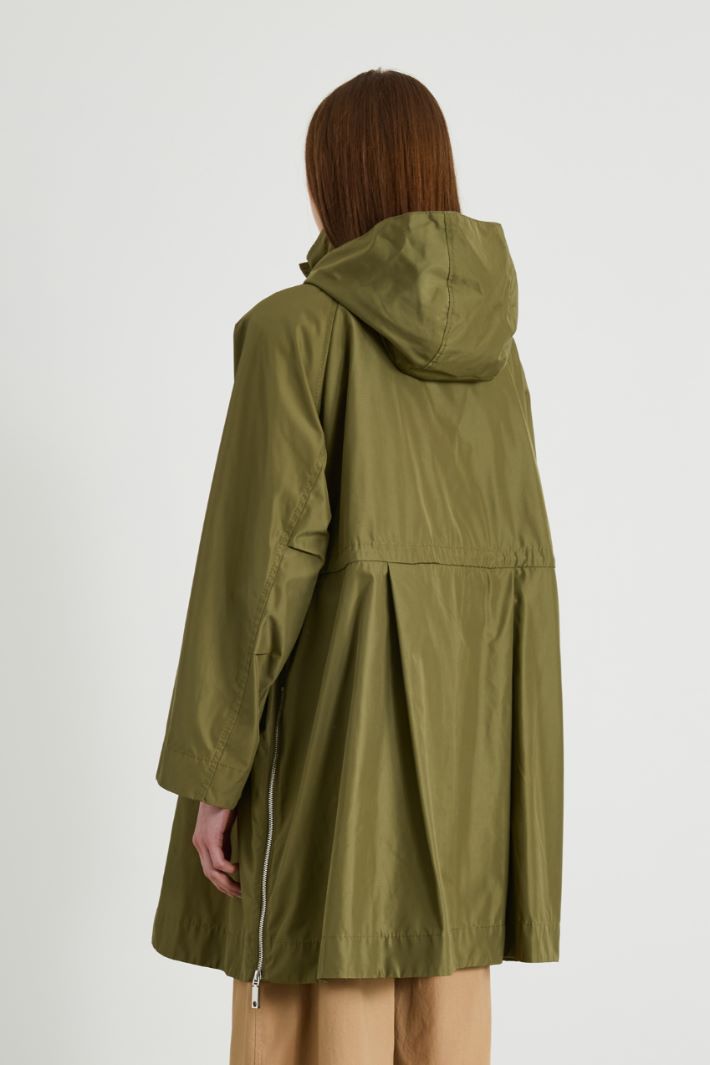 Technical canvas parka - KHAKI GREEN - Intrend - 4