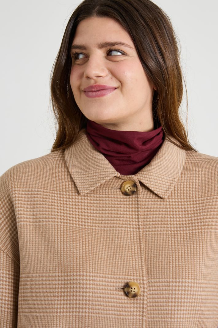 Double-faced wool coat Intrend - 4