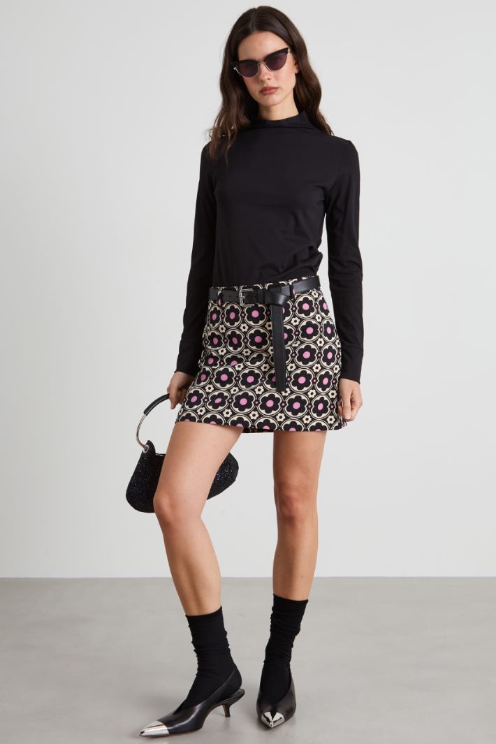 Minifalda estampada
