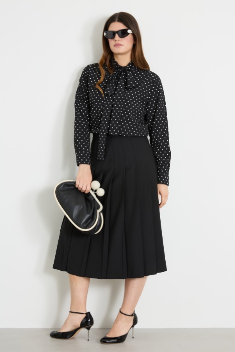 Gabardine wool skirt Intrend