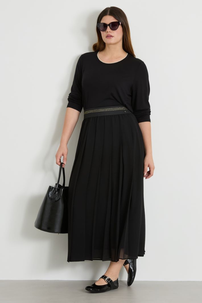 Gonna lunga in georgette Intrend