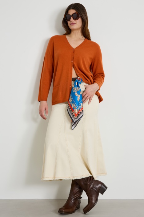 Cotton bull denim skirt Intrend