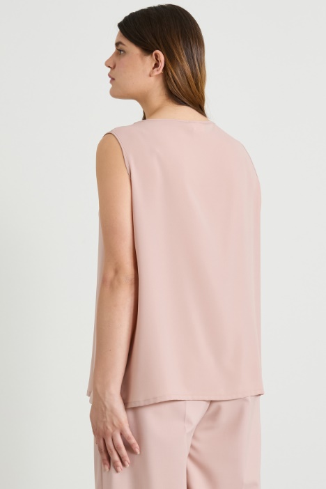 Top in crépe