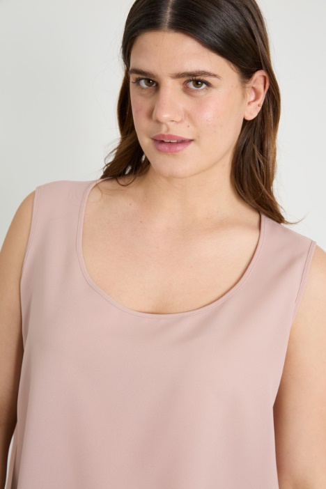 Top in crépe