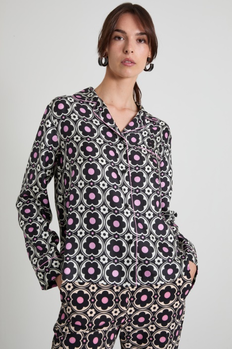 Printed silk shirt Intrend