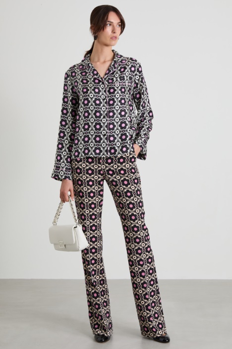 Printed silk shirt Intrend